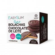 Easyslim Bolachas Light Chocolate Leite 4 saquetas 26 gr