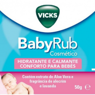 Vicks Babyrub Pomada Hidratante Calmante 50 g