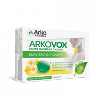 Arkovox Menta Eucalipto 24 pastilhas