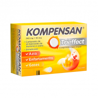 Kompensan Trieffect 340 mg + 30 mg Blister 20 Comprimidos Chupar